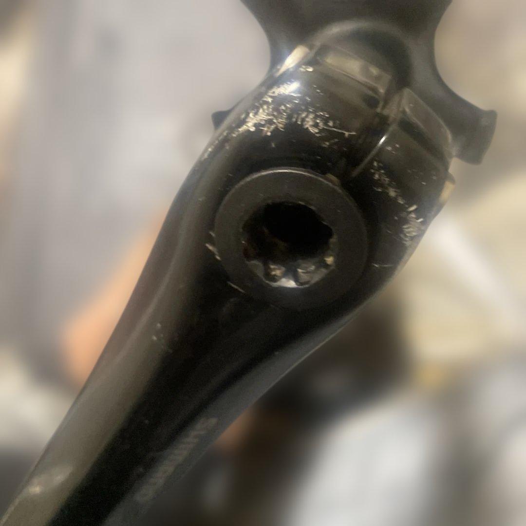 SHIMANO クランクセット 使用感あり