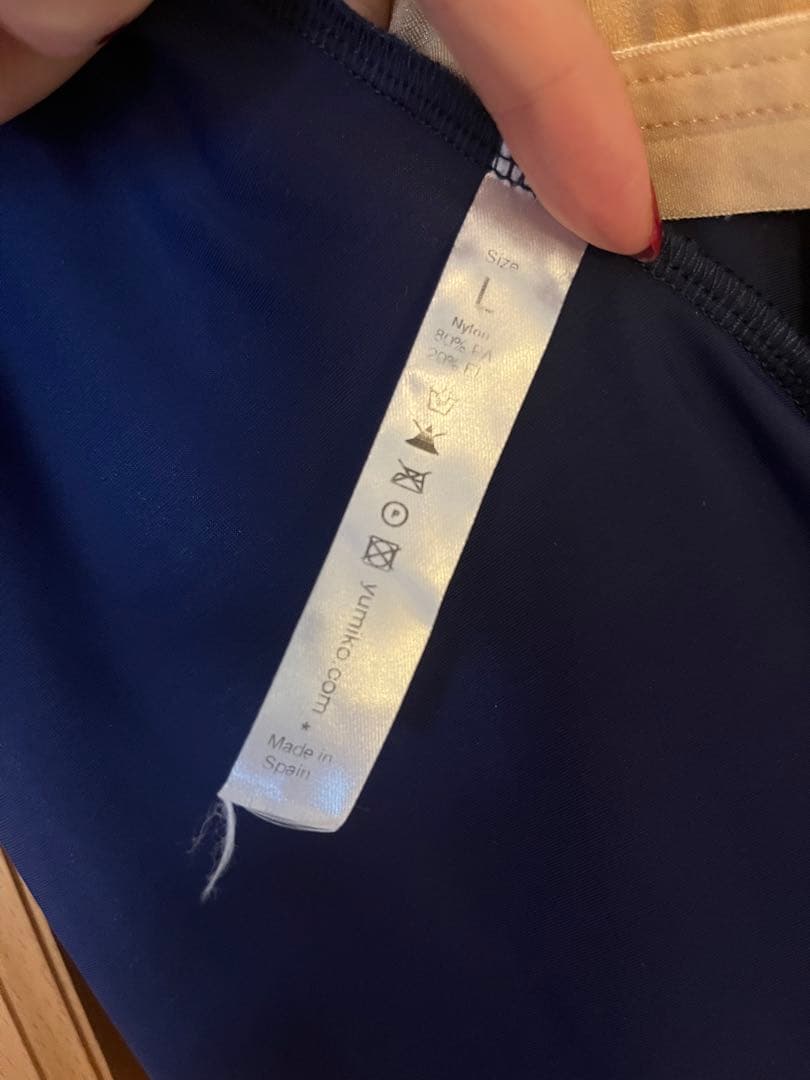 <値下げ>Yumiko Sofiane ネイビー　レオタード