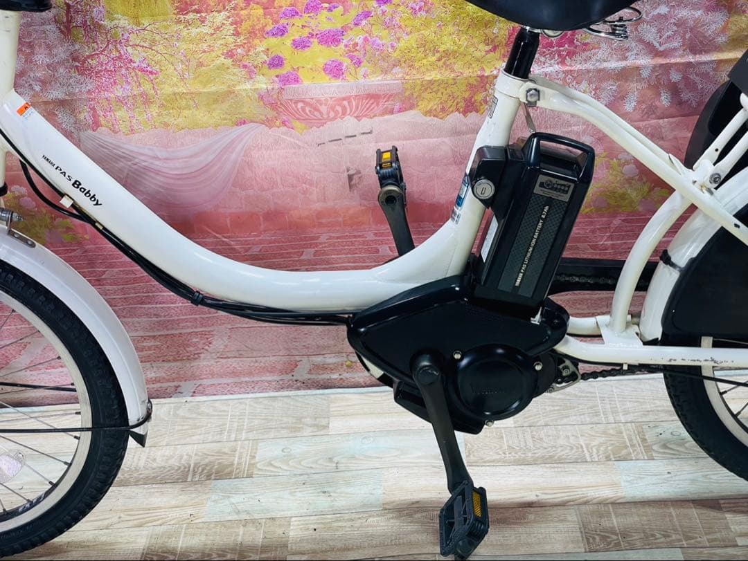 ZK3743 電動自転車 ヤマハ パスバビー 子供乗せ 20インチ 送料無料