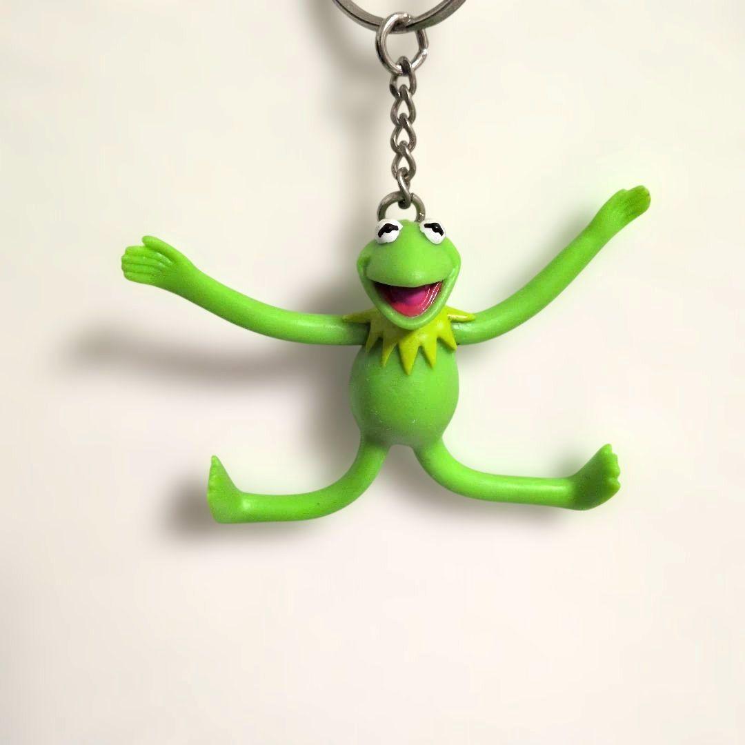 レア1996年製 カーミットKermit マペットショー　フィギュアキーホルダー