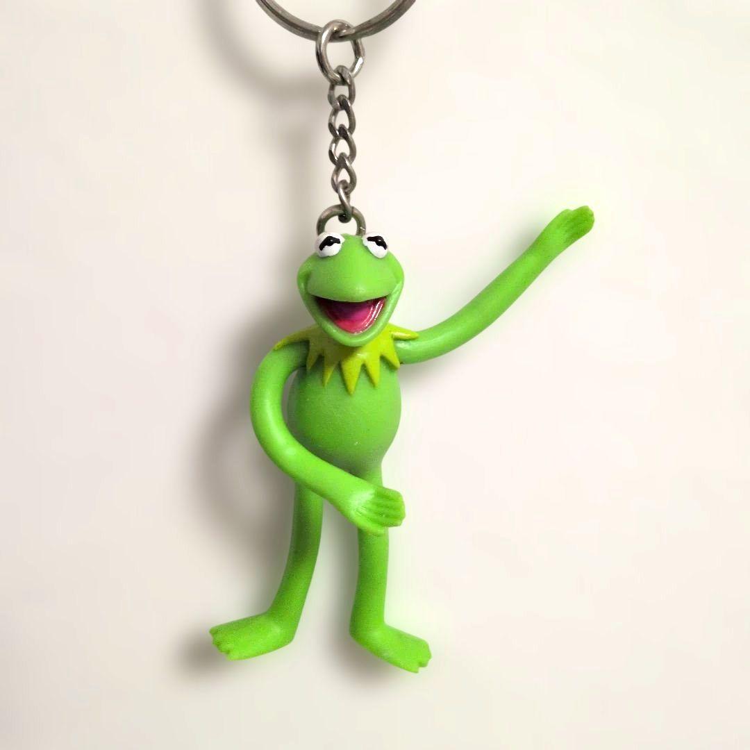レア1996年製 カーミットKermit マペットショー　フィギュアキーホルダー