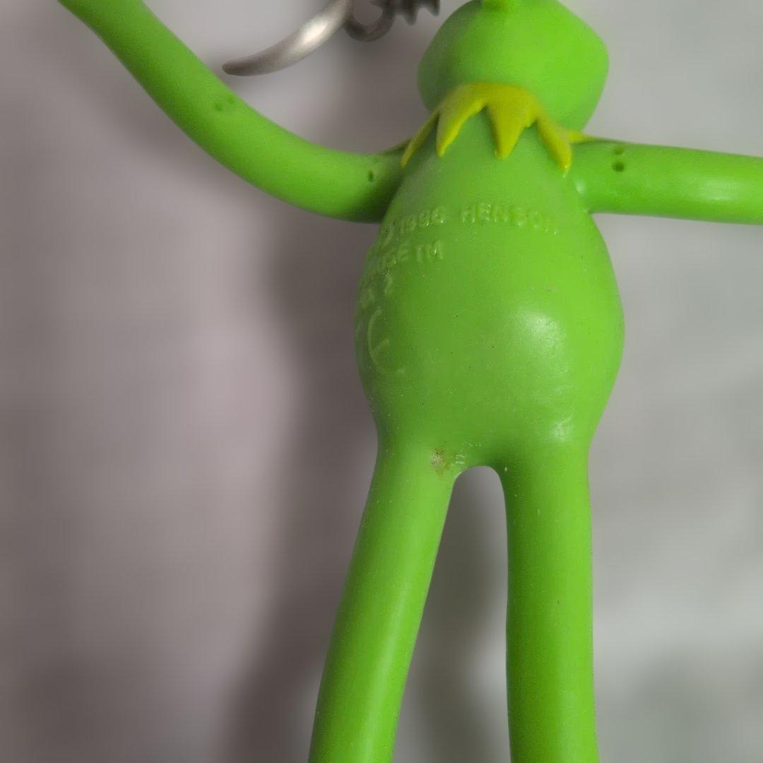レア1996年製 カーミットKermit マペットショー　フィギュアキーホルダー