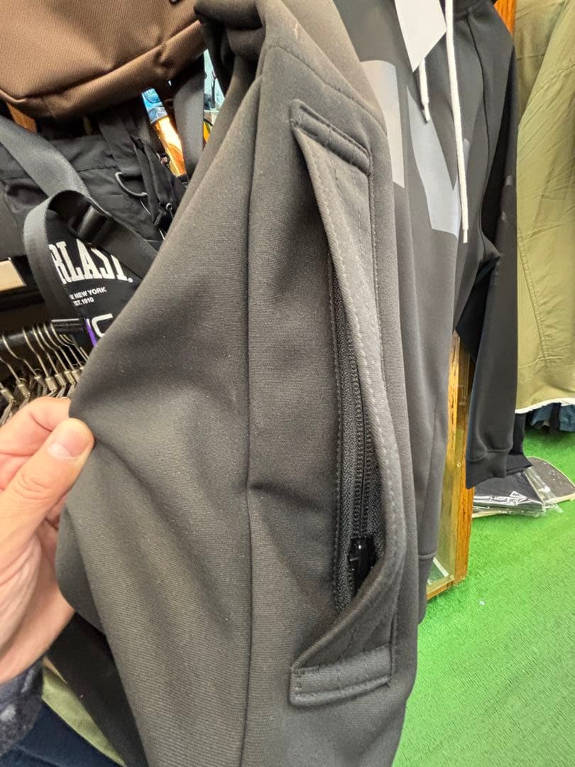 NOVMBR BONDED PARKA3/BK ブラック撥水スノーボードパーカー