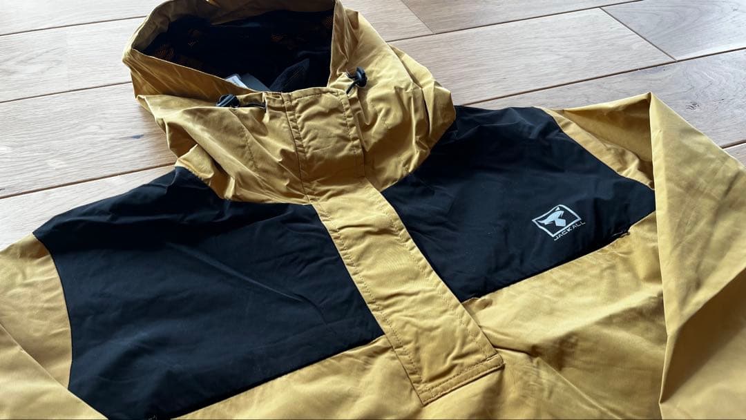 新品未使用　STアノラックジャケットイエローMサイズ　ジャッカル　JACKALL