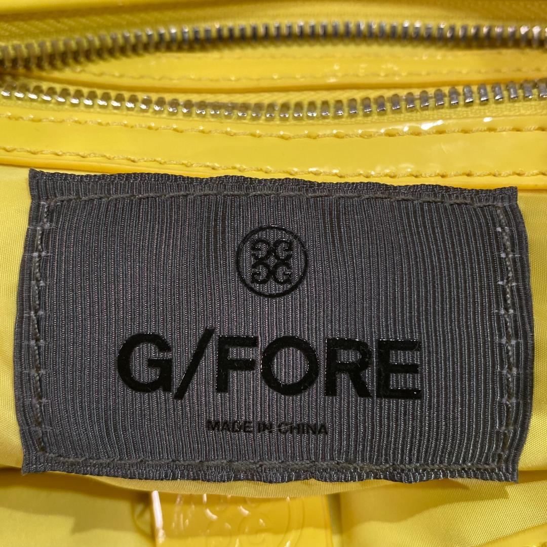 G/FORE ジーフォア ファー ハンド バッグ イエロー ゴルフ 男女兼用