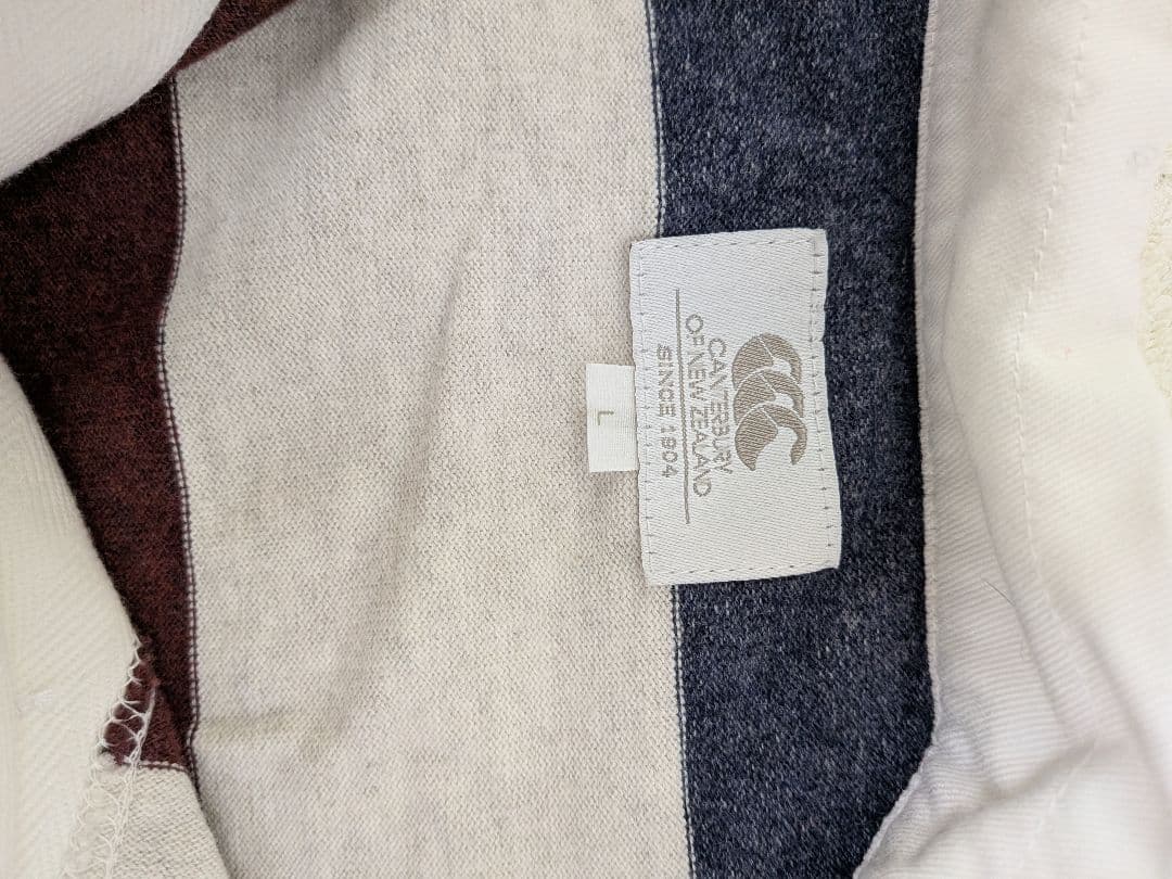 Canterbury ラガーシャツ長袖　 Lsize