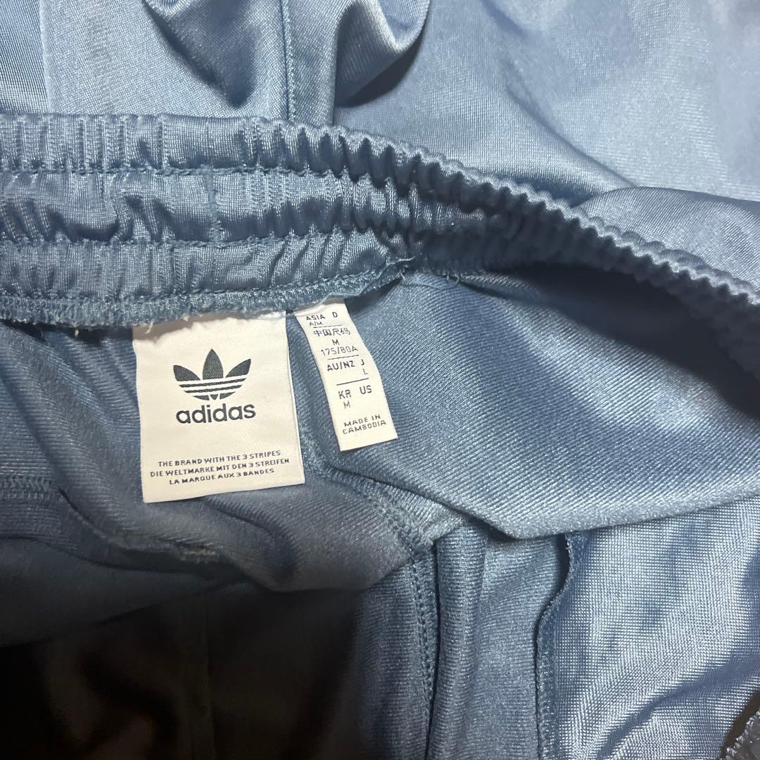 adidas トラックパンツ M ネイビー サイドライン ジャージ