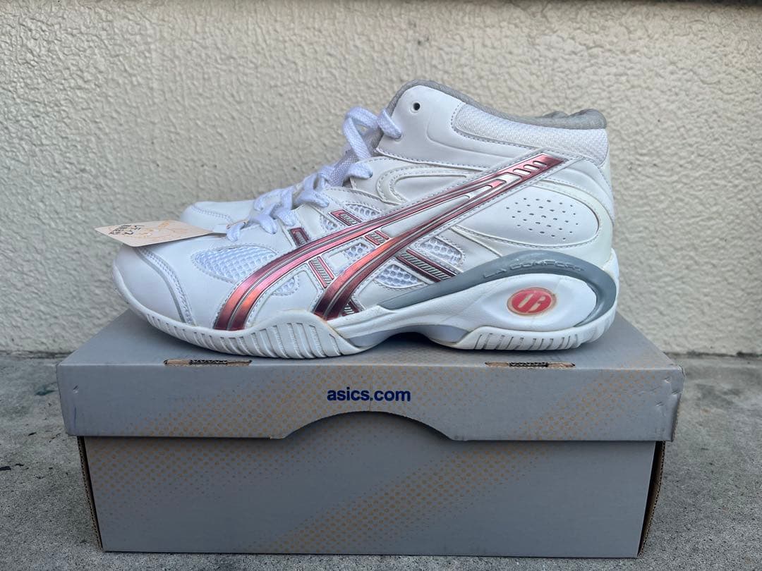 【新品】ASICS LADY GELFLASH3 26.5cm ホワイト/ピンク