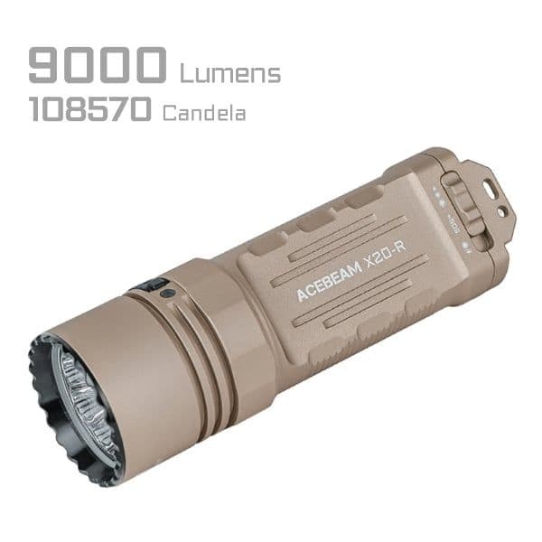 ACEBEAM X20-R デザートタン CREE XP-LR 9000L