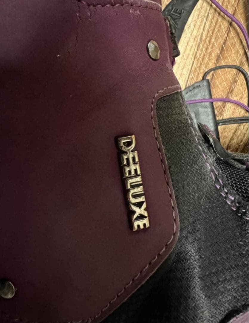 DEELUXEブーツEMPIRE エンパイア26.5cm ブラックパープル