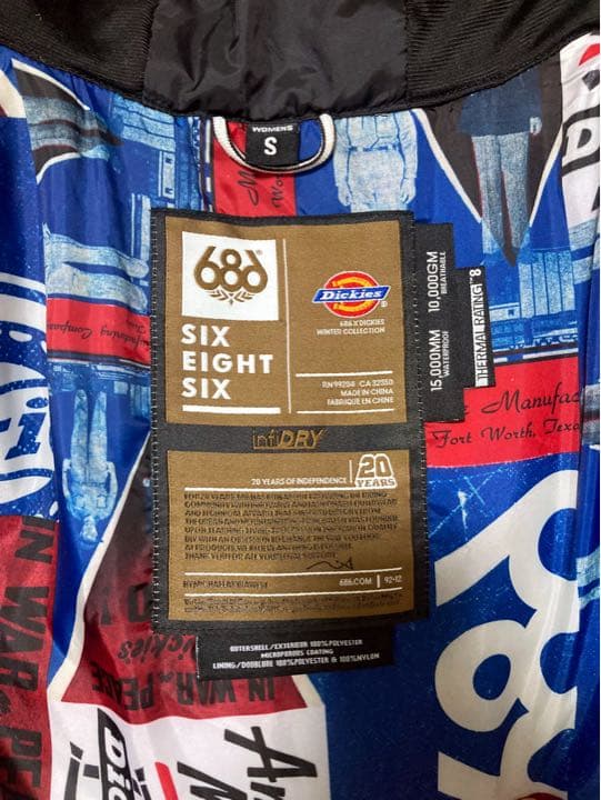 Dickies×686 レディーススノーボードウェア