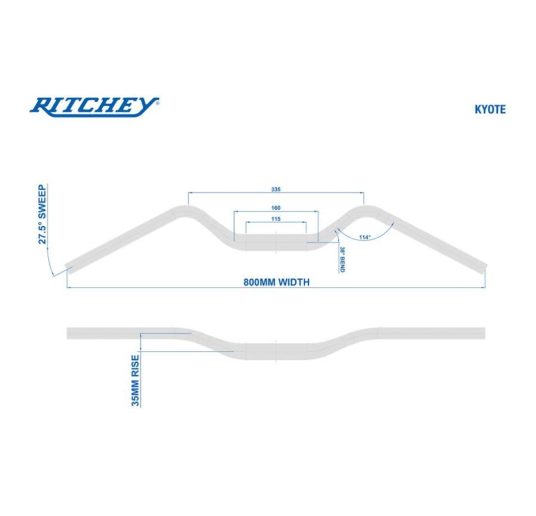 RITCHEY CLASSIC KYOTE HANDLE BAR 定価9020円