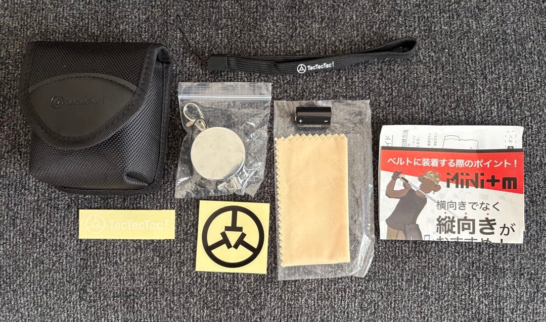 TecTecTec! ミニ+M ゴルフ用距離計 マットブラック
