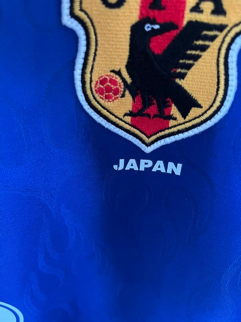 日本代表　1996 第11回アジアカップワッペン付　炎　ユニフォーム　前園真聖