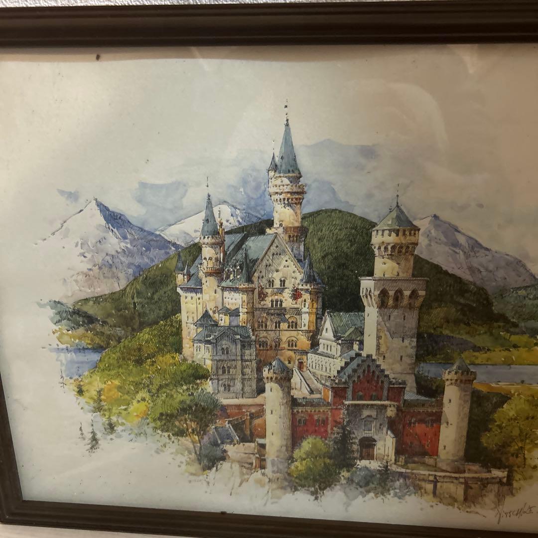 白鳥城　絵画
