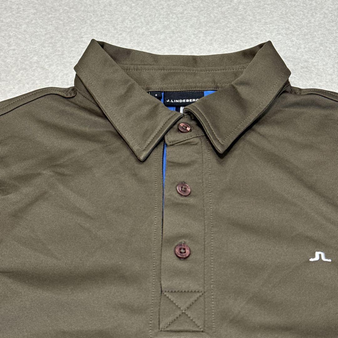 美品⭐️J.LINDEBERG ジェイリンドバーグ 半袖 ポロシャツ S ブラウン