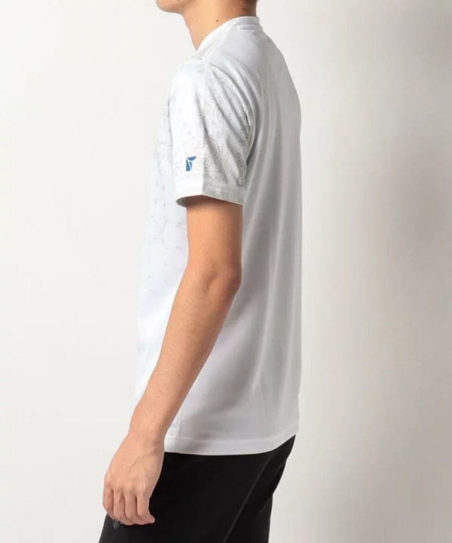ルコックスポルティフ テニスウェア 半袖ＴシャツQTMSJA10白 メンズL新品