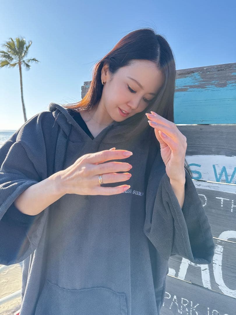 正規品　LUSSO SURF お着替えポンチョ　グレー⭐︎送料込み
