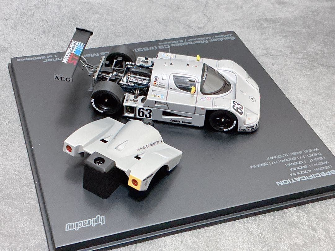 hpi 1/43 Sauber Mercedes C9 ＃63 1989