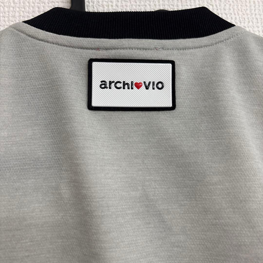 36 グレー　ARCHIVIO UV速乾配色切替プルオーバー