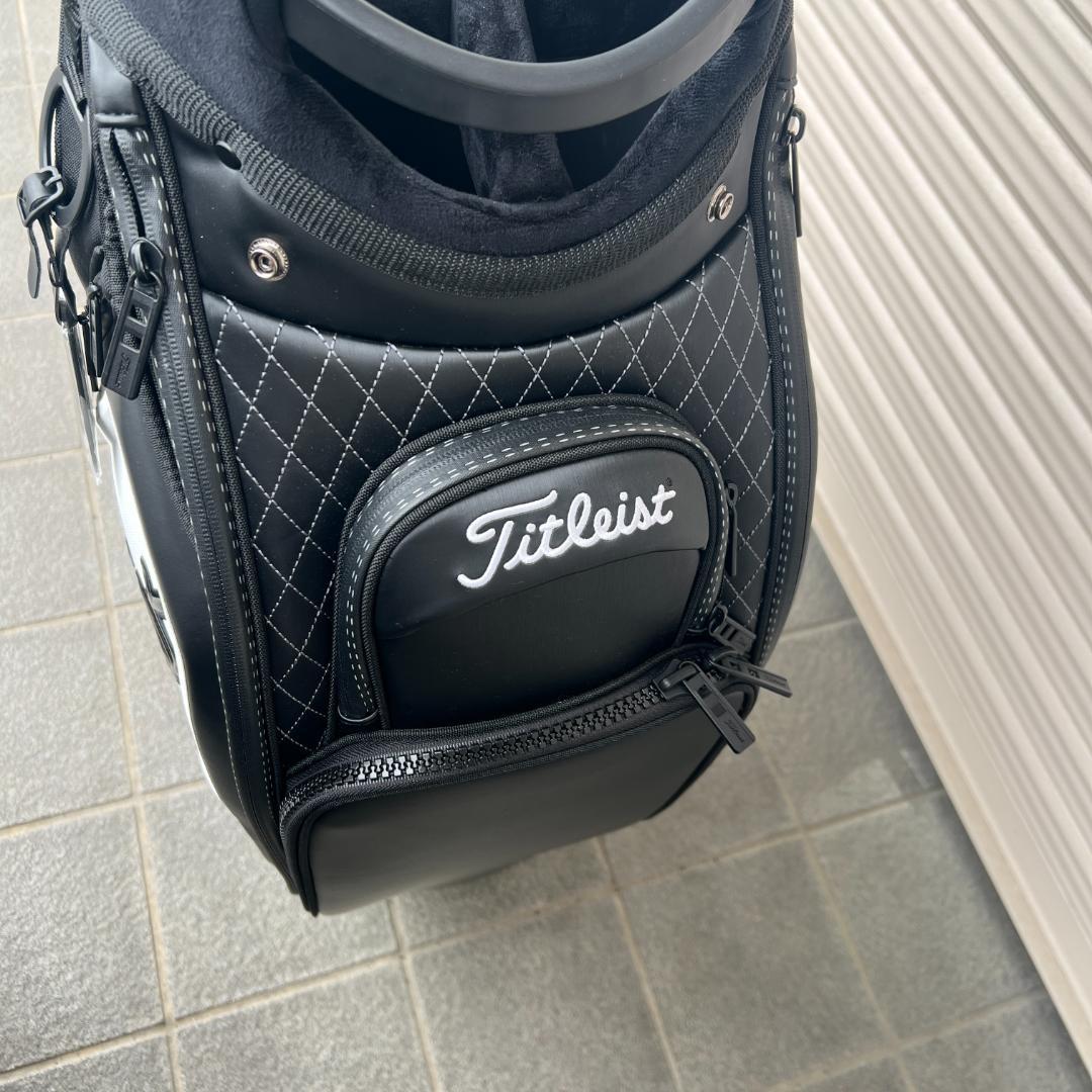 【ほぼ新品】タイトリスト 9.5型 3点式 ツアーキャディバッグ ブラック