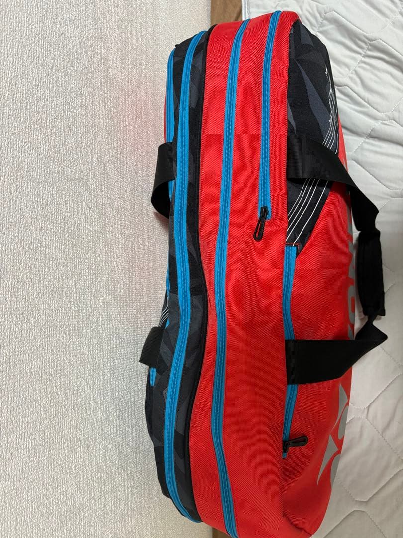 YONEX バドミントンバッグ 大容量 レッド