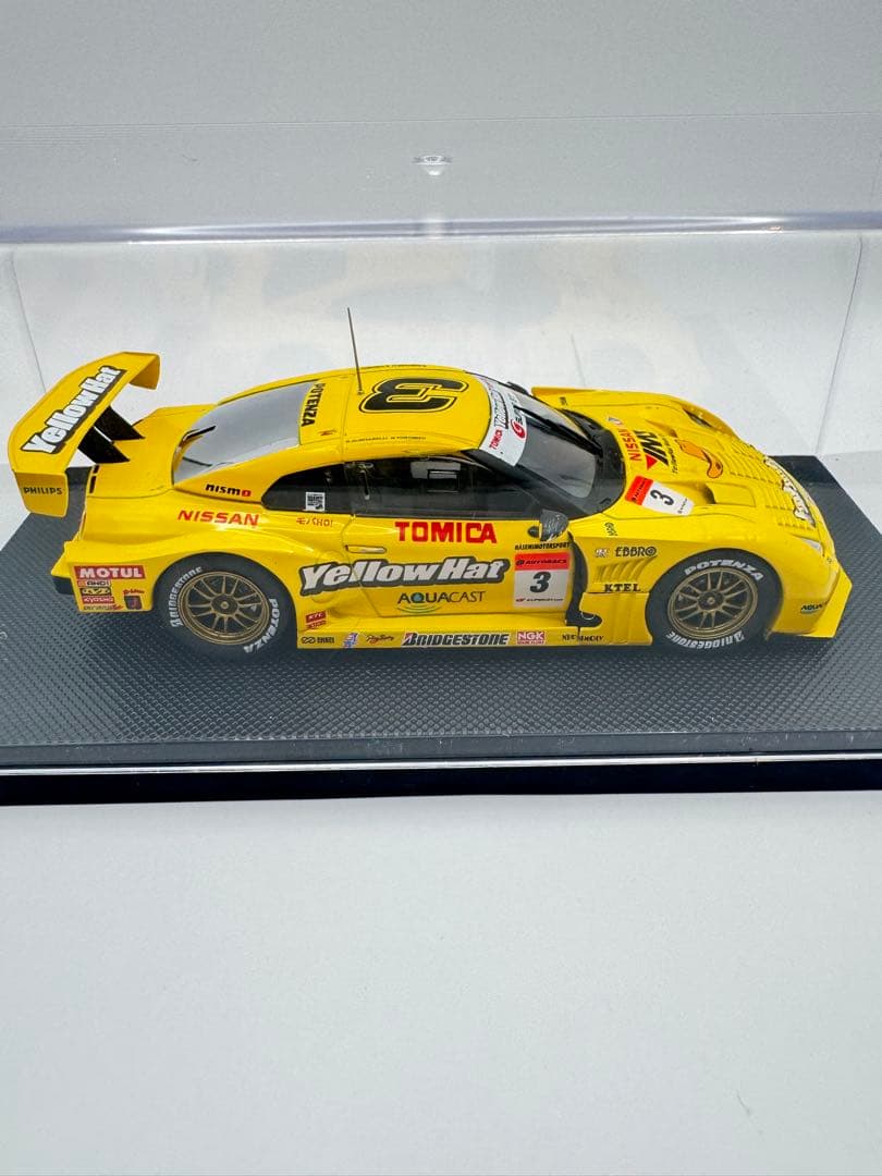 エブロ 1/43 イエローハット トミカ GT-R 2008 富士 優勝車 絶版