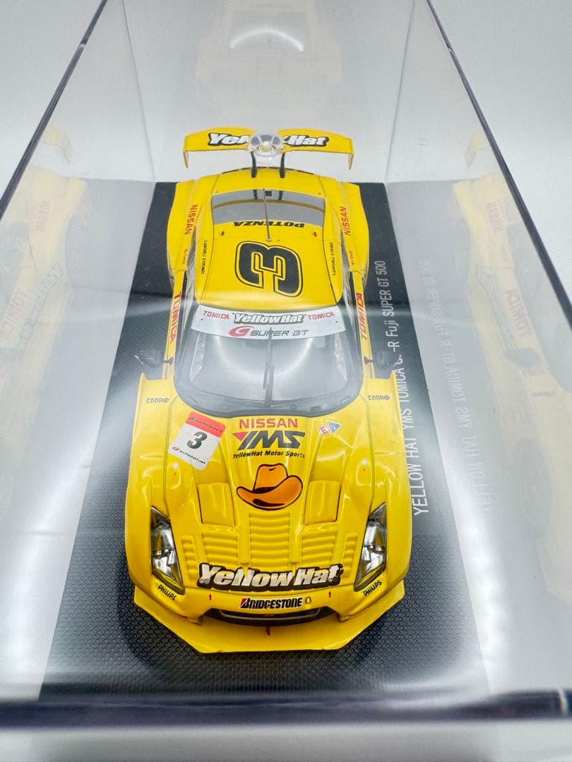 エブロ 1/43 イエローハット トミカ GT-R 2008 富士 優勝車 絶版