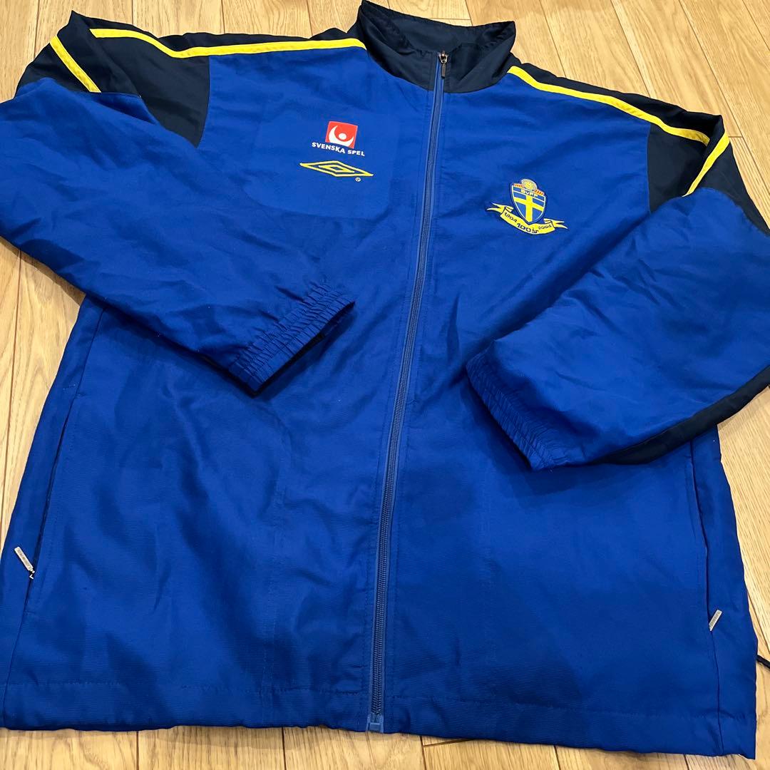 00s umbro 2004年スウェーデン代表ナイロンジャケット　L