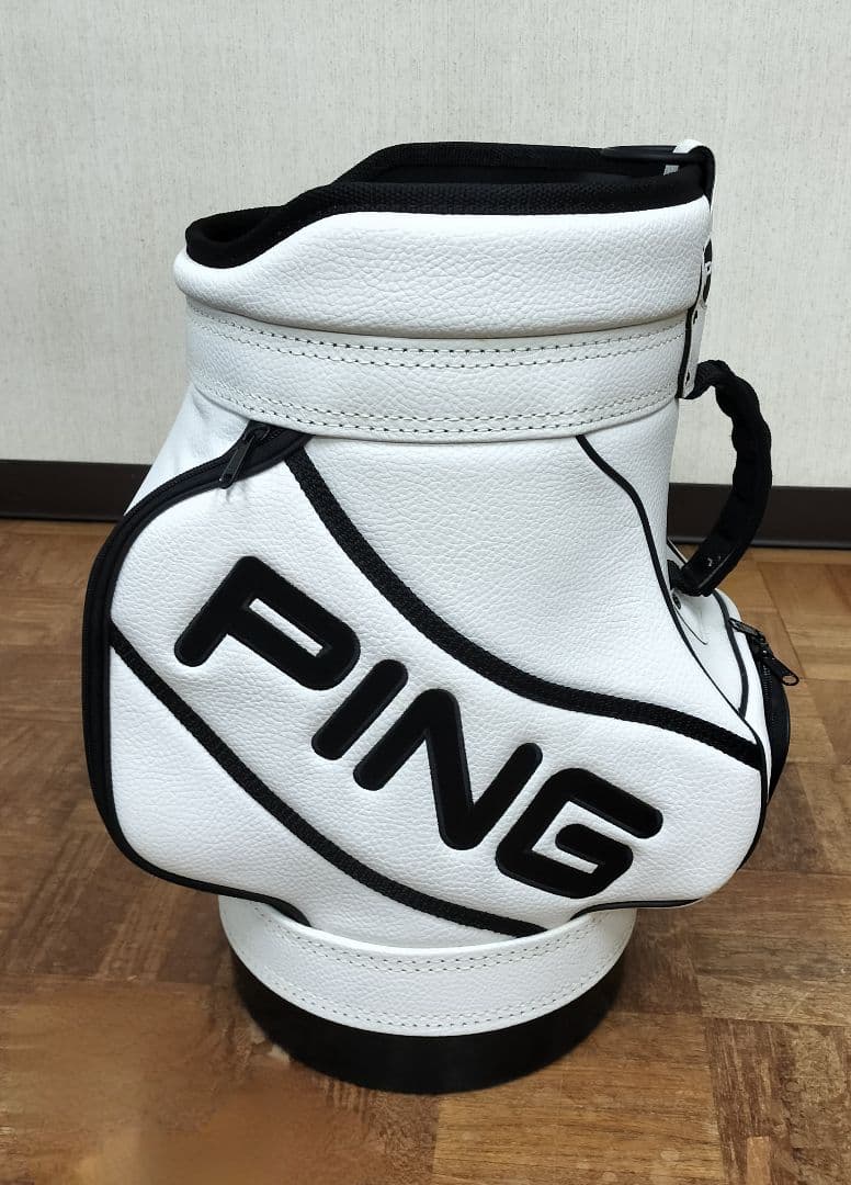 レア、PING ホワイト ミニ、キャディバッグ 美品