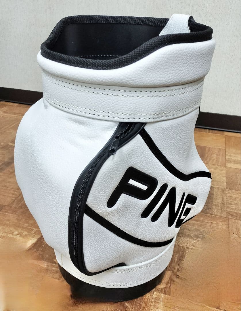 レア、PING ホワイト ミニ、キャディバッグ 美品