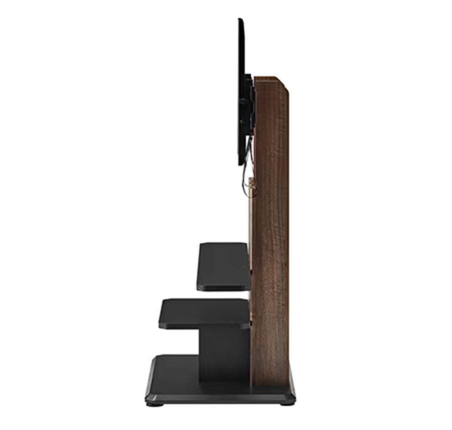 壁寄せ テレビスタンド 新品未開封 WS-C690-DB ダークブラウン こげ茶