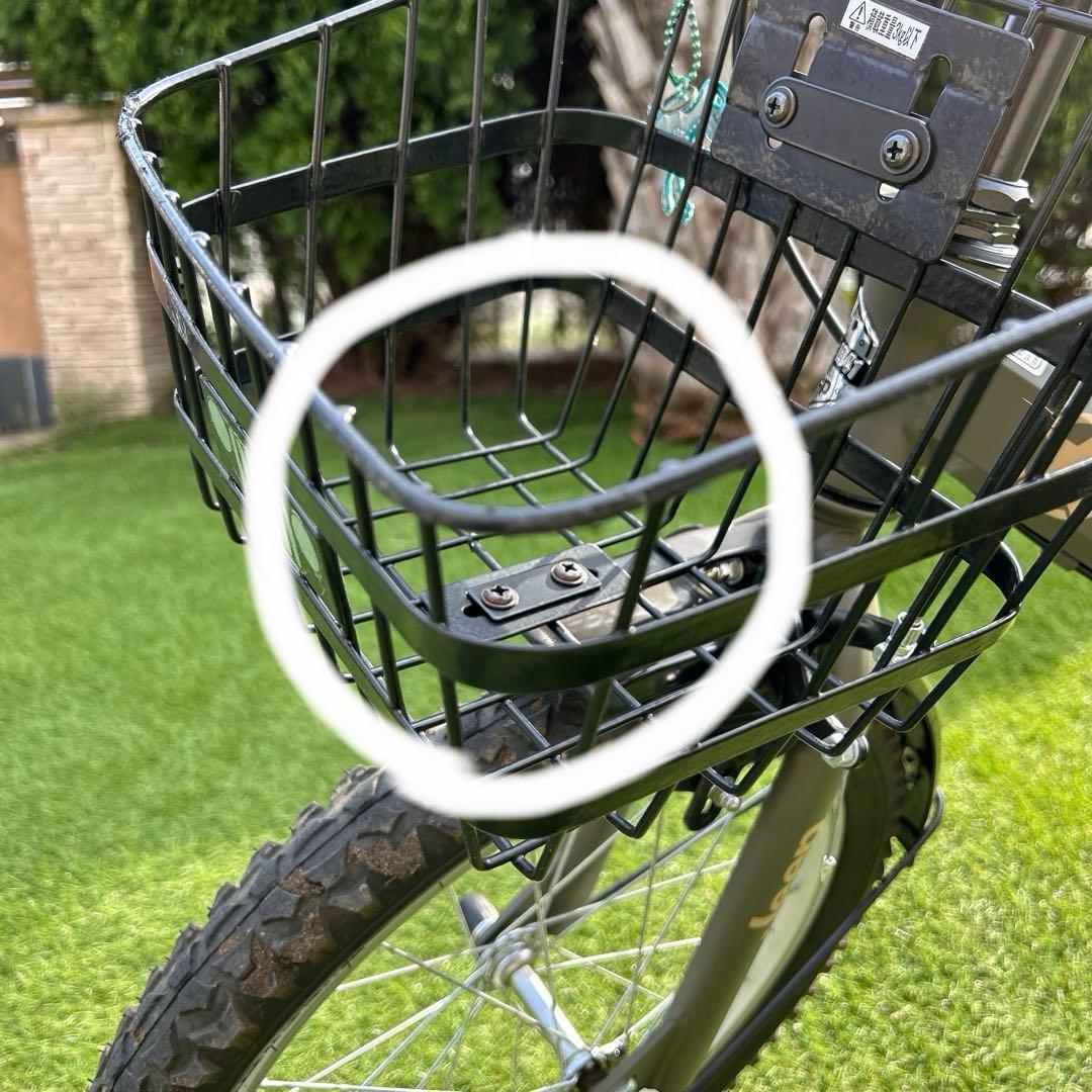 〔引き取り限定　千葉〕子供用jeep自転車　オリーブ