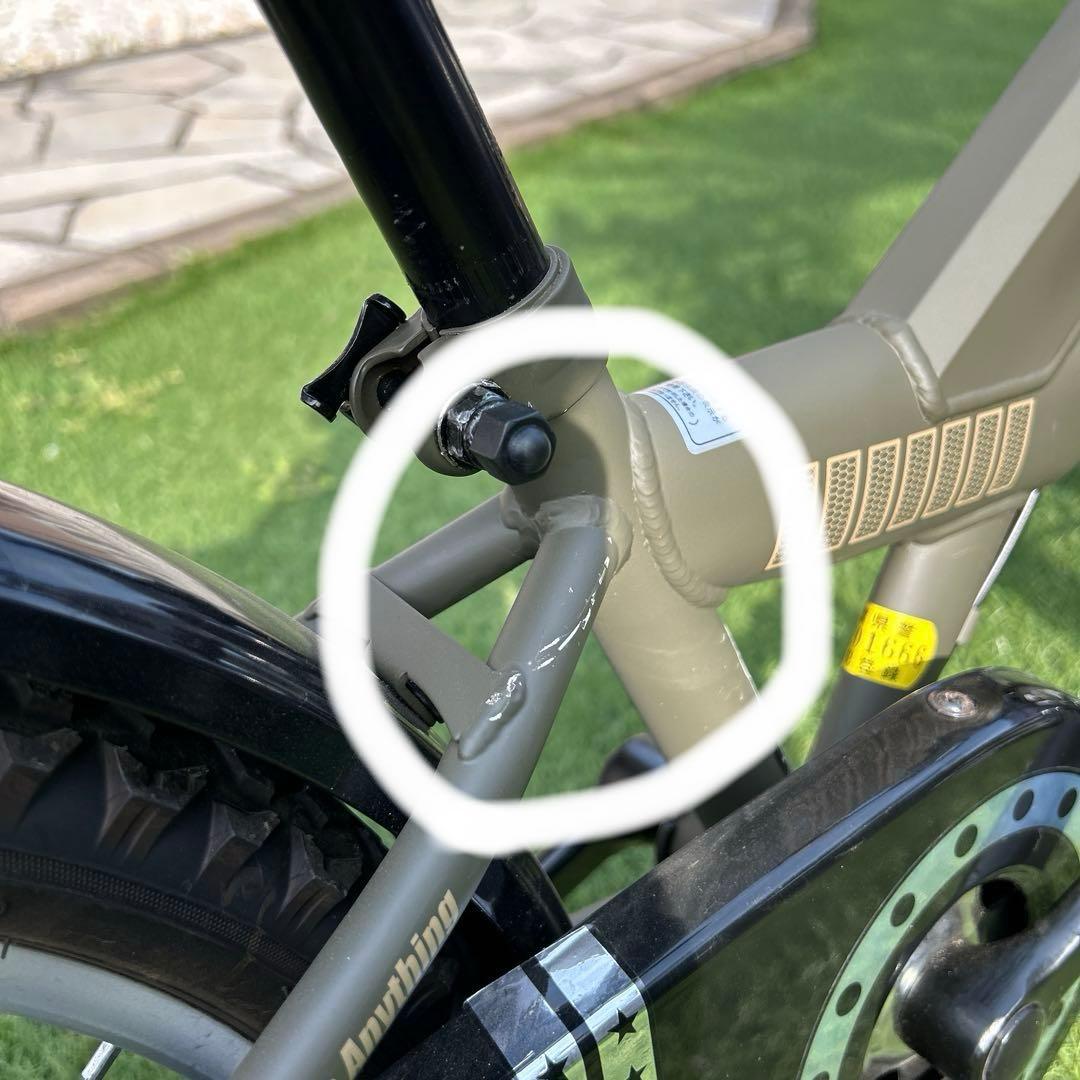 〔引き取り限定　千葉〕子供用jeep自転車　オリーブ