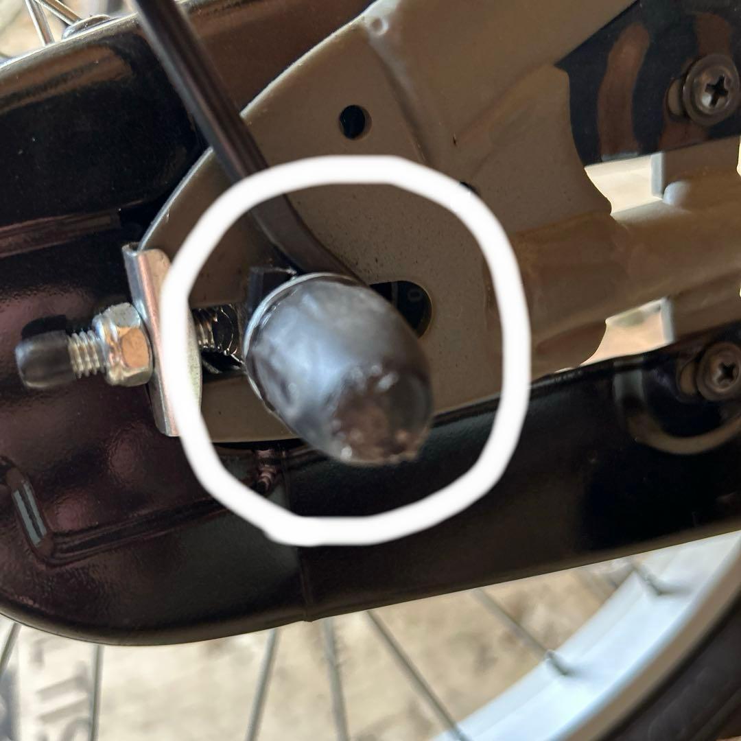 〔引き取り限定　千葉〕子供用jeep自転車　オリーブ