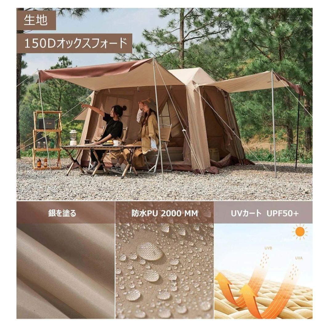 MOBI GARDEN ロッジ型 ワンタッチテント 新品未使用