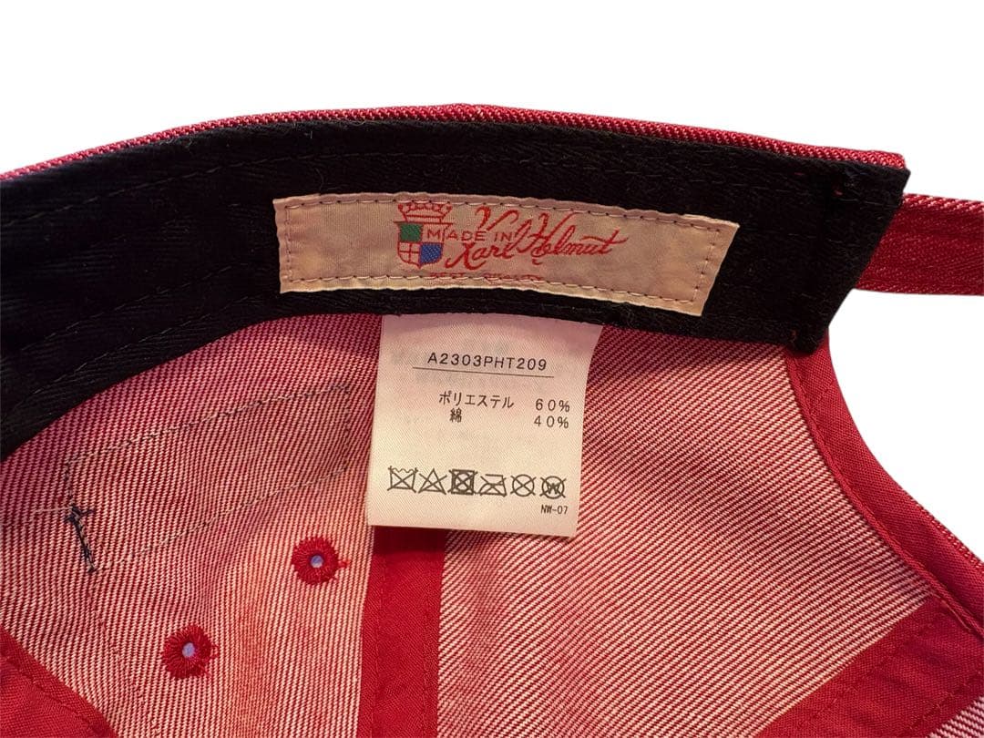【未使用】KARL HELMUT カールヘルム　キャップ