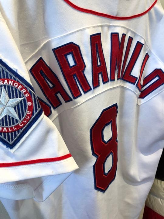 MLB ジャラミロ実使用ユニフォーム　テキサスレンジャース