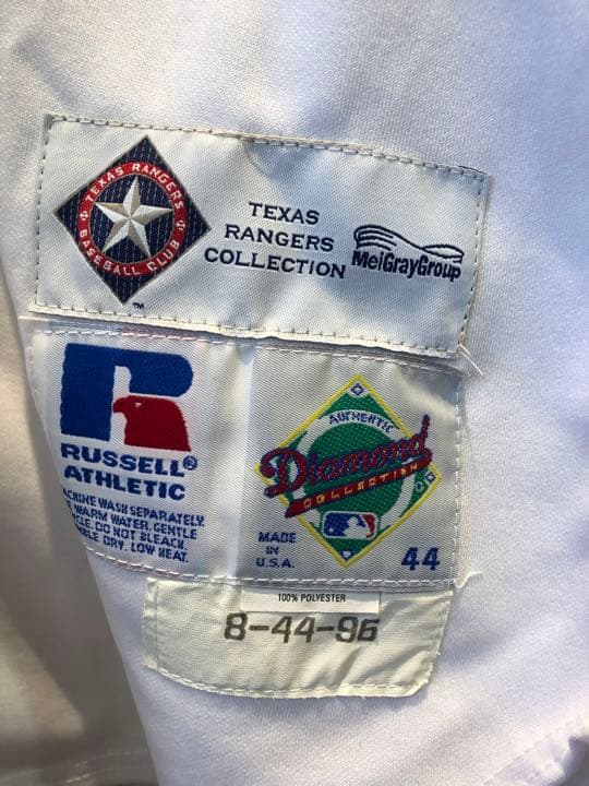 MLB ジャラミロ実使用ユニフォーム　テキサスレンジャース