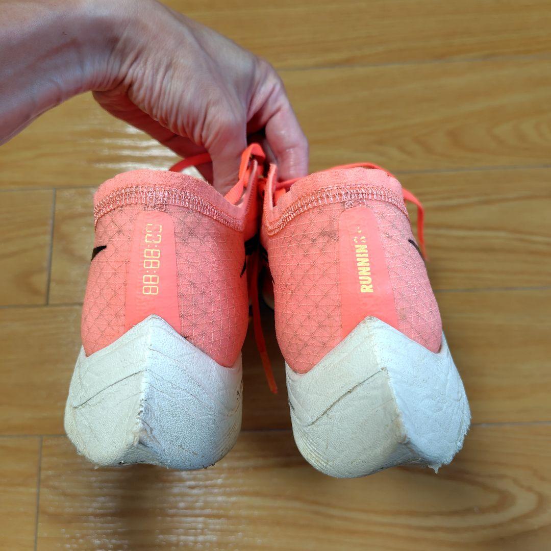 NIKE ZoomX Vaporfly Next% 25.5cmマンゴーオレンジ