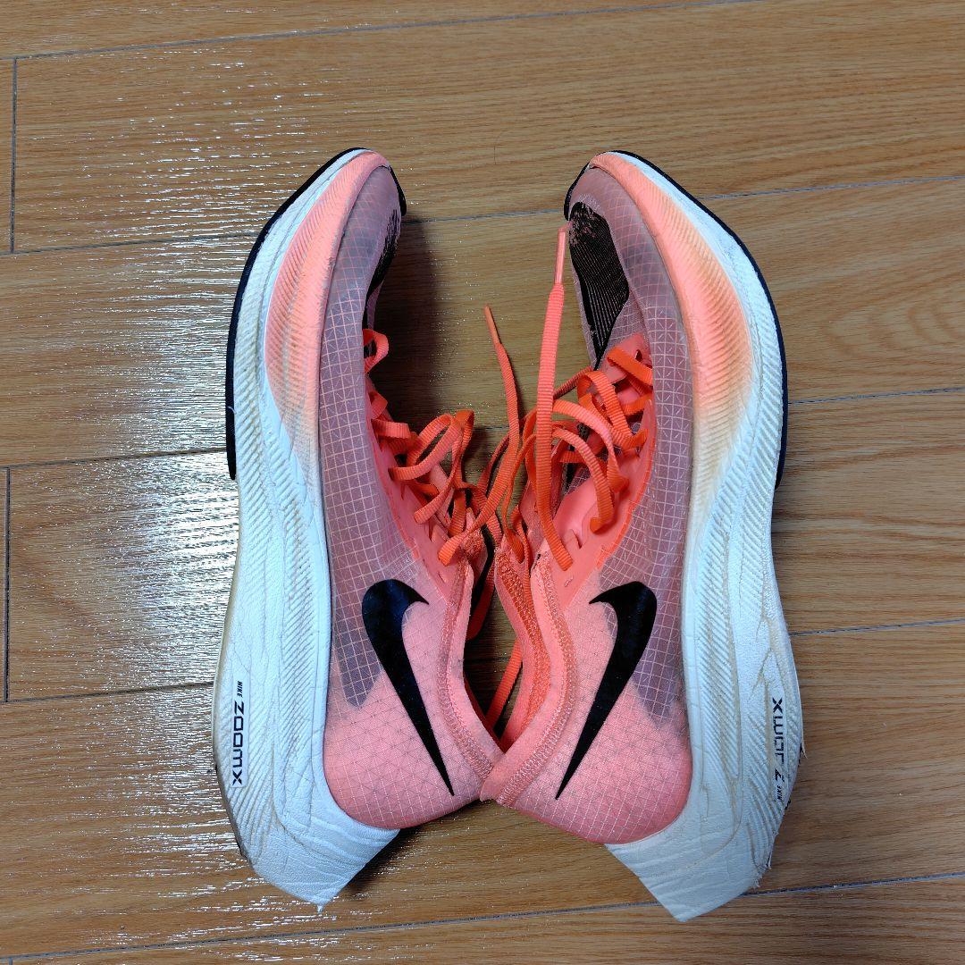 NIKE ZoomX Vaporfly Next% 25.5cmマンゴーオレンジ
