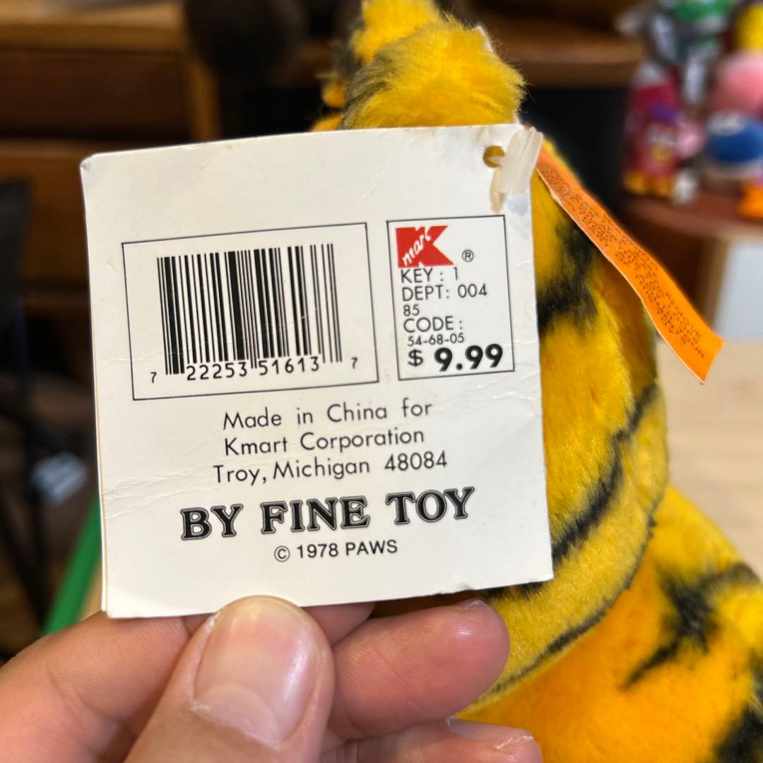 ガーフィールド Garfield ぬいぐるみFINE TOY社製 dakin