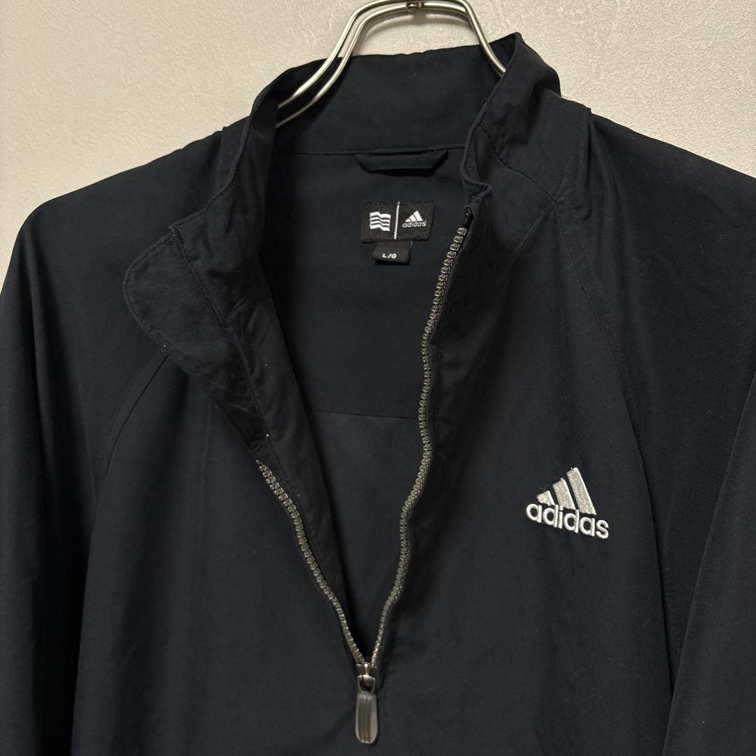 adidas golfアディダス ゴルフナイロンジャケット ピステ ブルゾン L