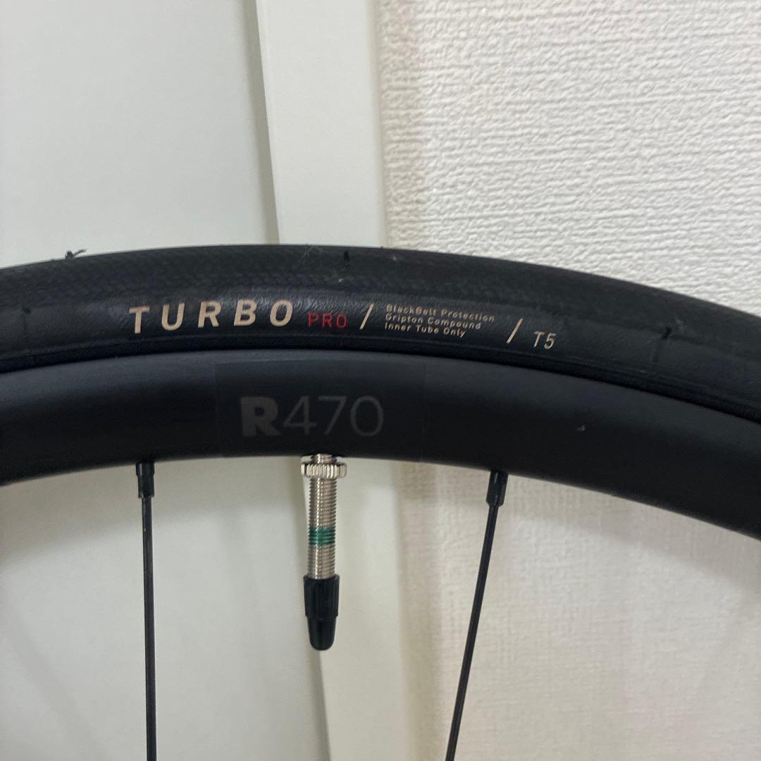 DT SWISS R470 完組ホイール　タイヤ+チューブ付き