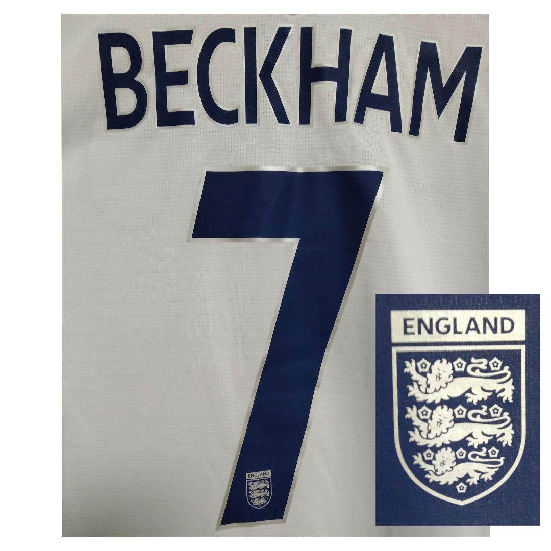 イングランド代表 ベッカム #7 長袖ユニフォーム 05/07 紙タグ付　正規品