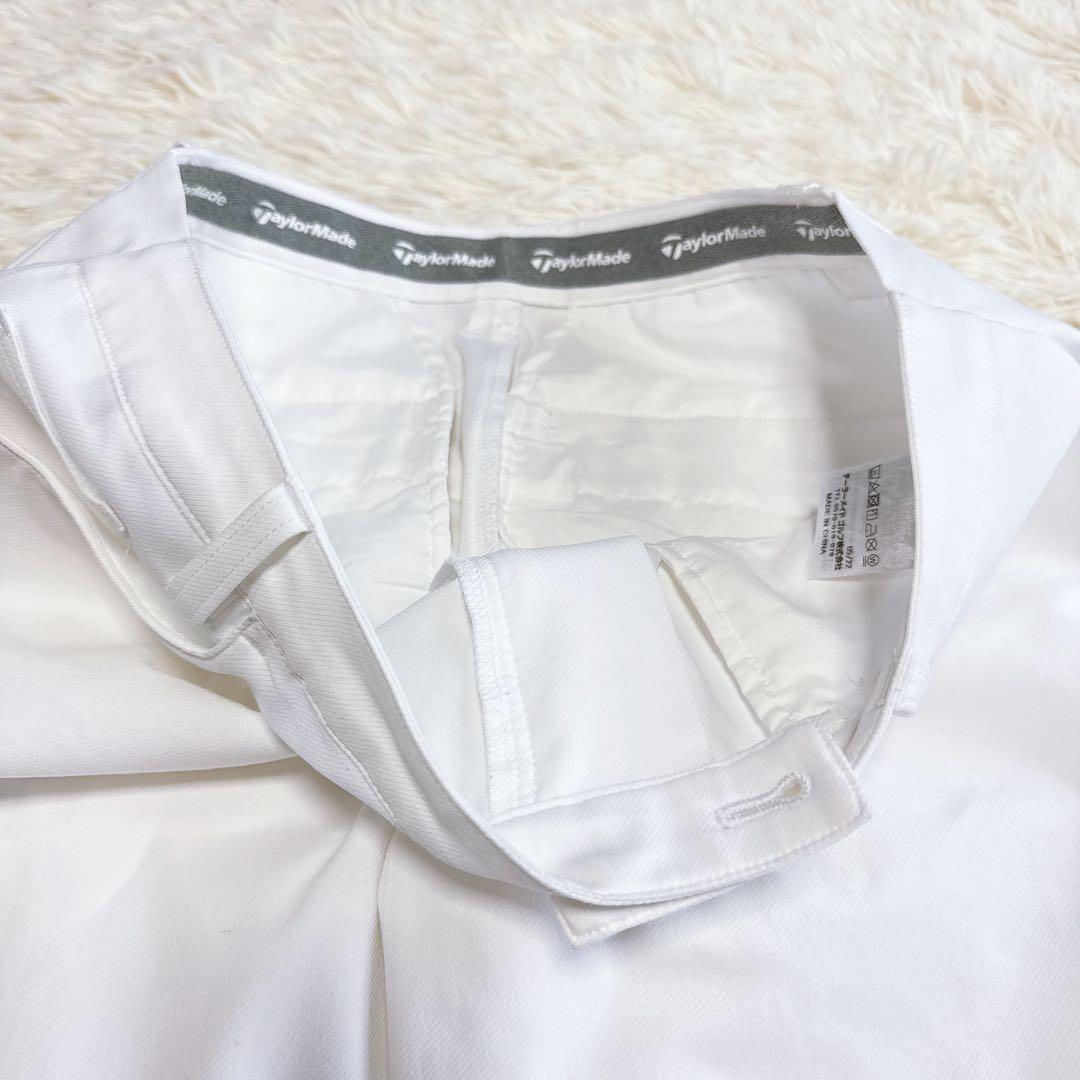 【テーラーメイド】美品 ストレッチパンツ ホワイト Lサイズ レディース