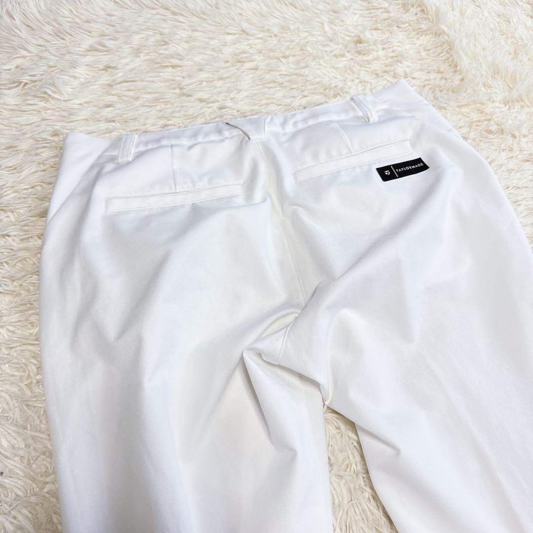【テーラーメイド】美品 ストレッチパンツ ホワイト Lサイズ レディース