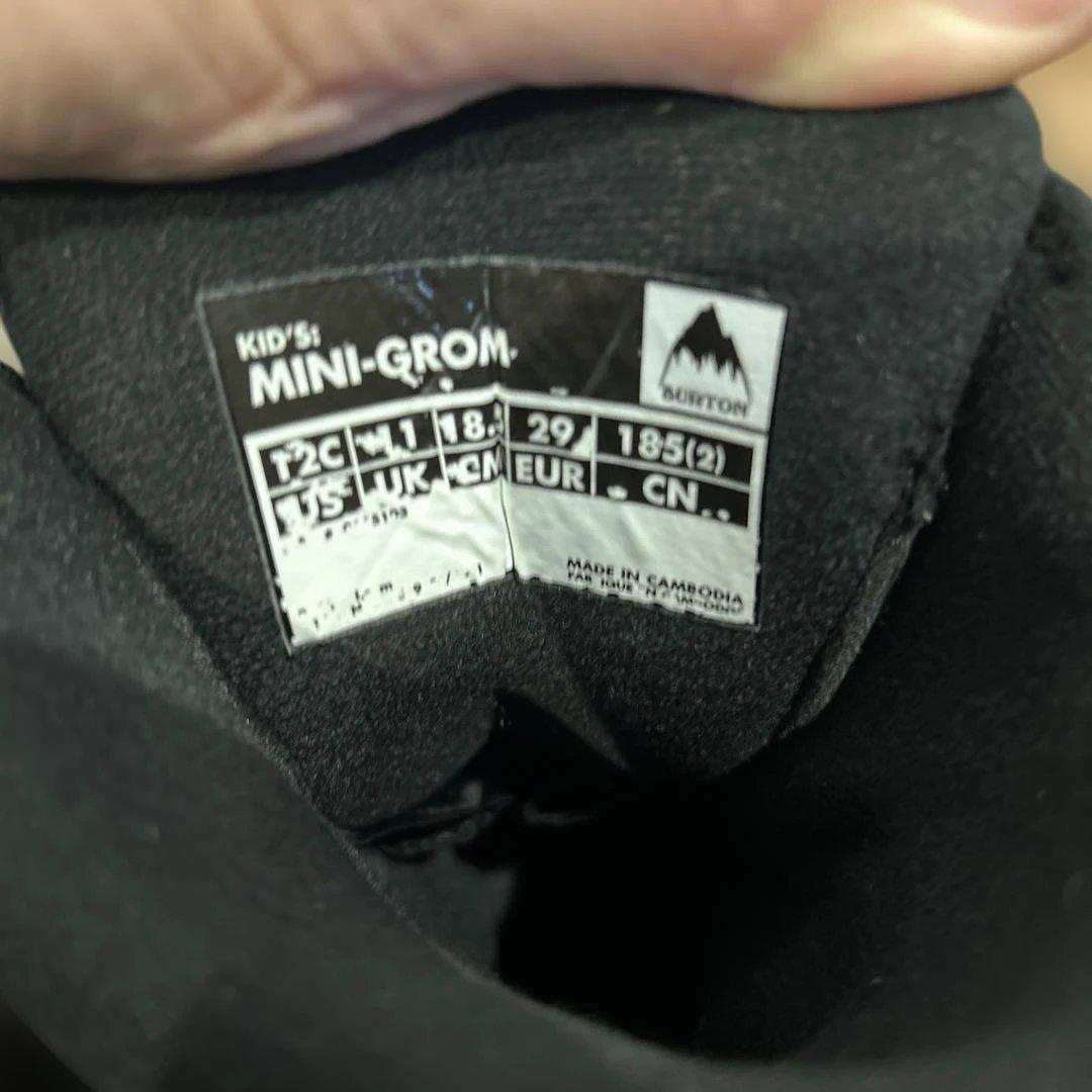 BURTON キッズスノーボードブーツ ブラック　18.5