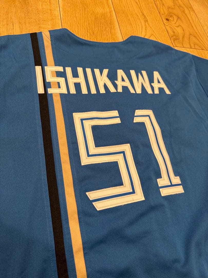 北海道　日本ハム　ファイターズ　レプリカ　ユニフォーム　石川　直也