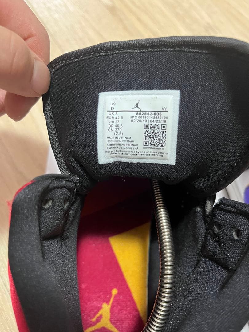 ナイキ NIKE AIR JORDAN 1 MID LAKERS TOP 3